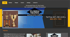 Desktop Screenshot of floridatrophymfg.com