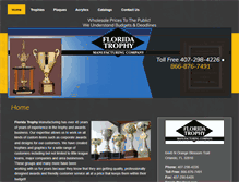 Tablet Screenshot of floridatrophymfg.com